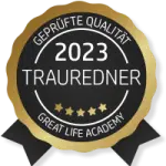 Siegel zertifizierter Trauredner (GLA)