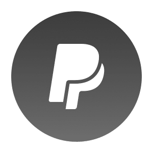 PayPal Logo rund 600x600 sw | GreatLIfe.Academy | Freie reden leicht gemacht