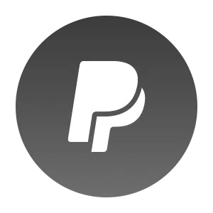 PayPal Logo rund 600x600 sw | GreatLIfe.Academy | Freie reden leicht gemacht