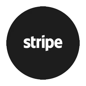 Stripe Logo rund 600x600 sw | GreatLIfe.Academy | Freie reden leicht gemacht