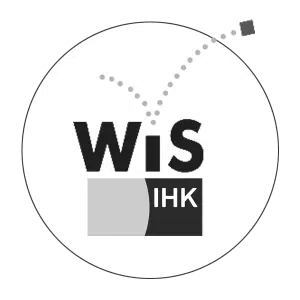 WiS Logo rund 600x600 sw | GreatLIfe.Academy | Freie reden leicht gemacht